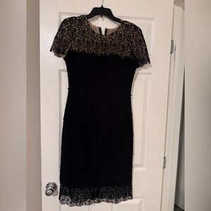 Oscar de la Renta Pre Spring 2015 Black Lace Dress